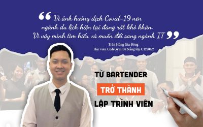 Chuyện chuyển nghề: Từ bartender trở thành lập trình viên