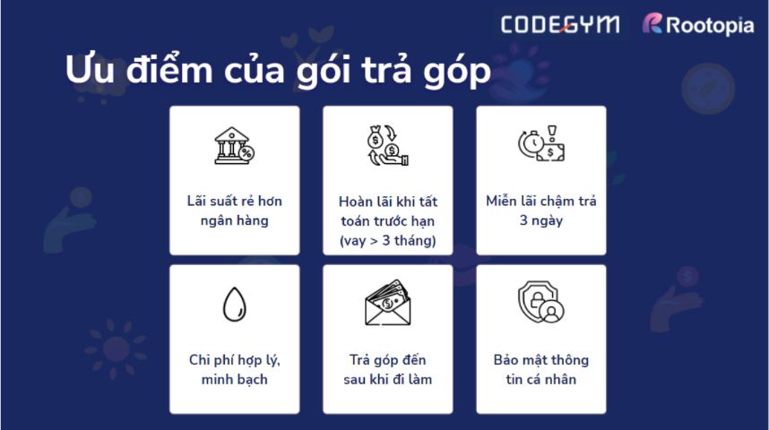 Ưu điểm của gói trả góp học phí