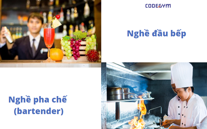 Học nghề đầu bếp và pha chế