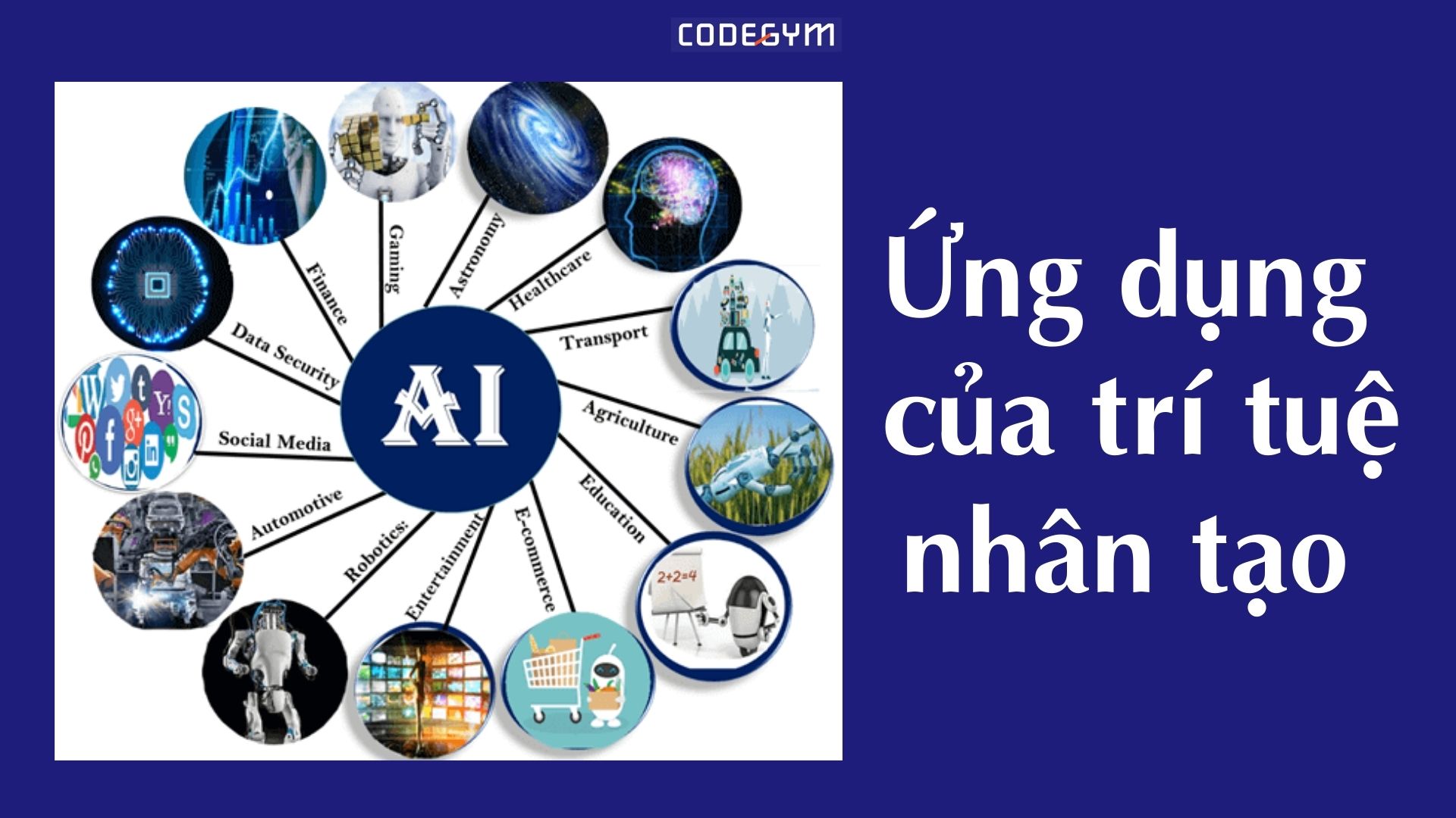 Các ứng dụng của trí tuệ nhân tạo