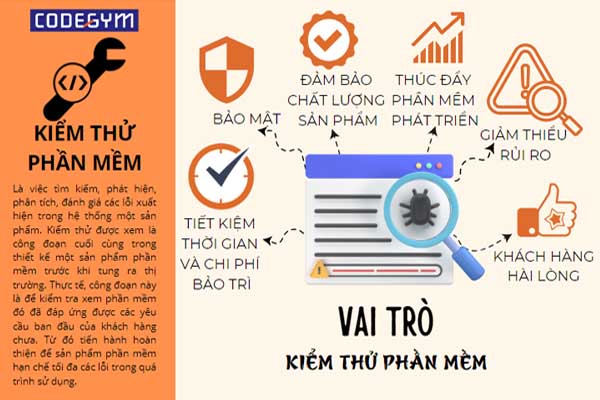 Tóm tắt 6 vai trò phổ biến của kiểm thử phần mềm