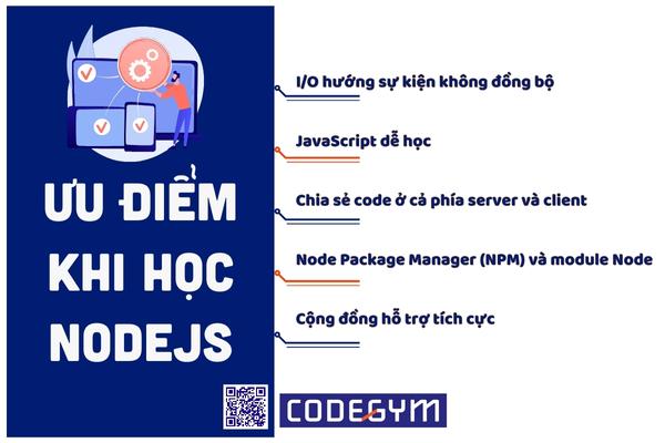 Ưu điểm khi học NodeJS