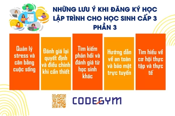 Cần lưu ý những gì khi đăng ký học lập trình cho học sinh cấp 3