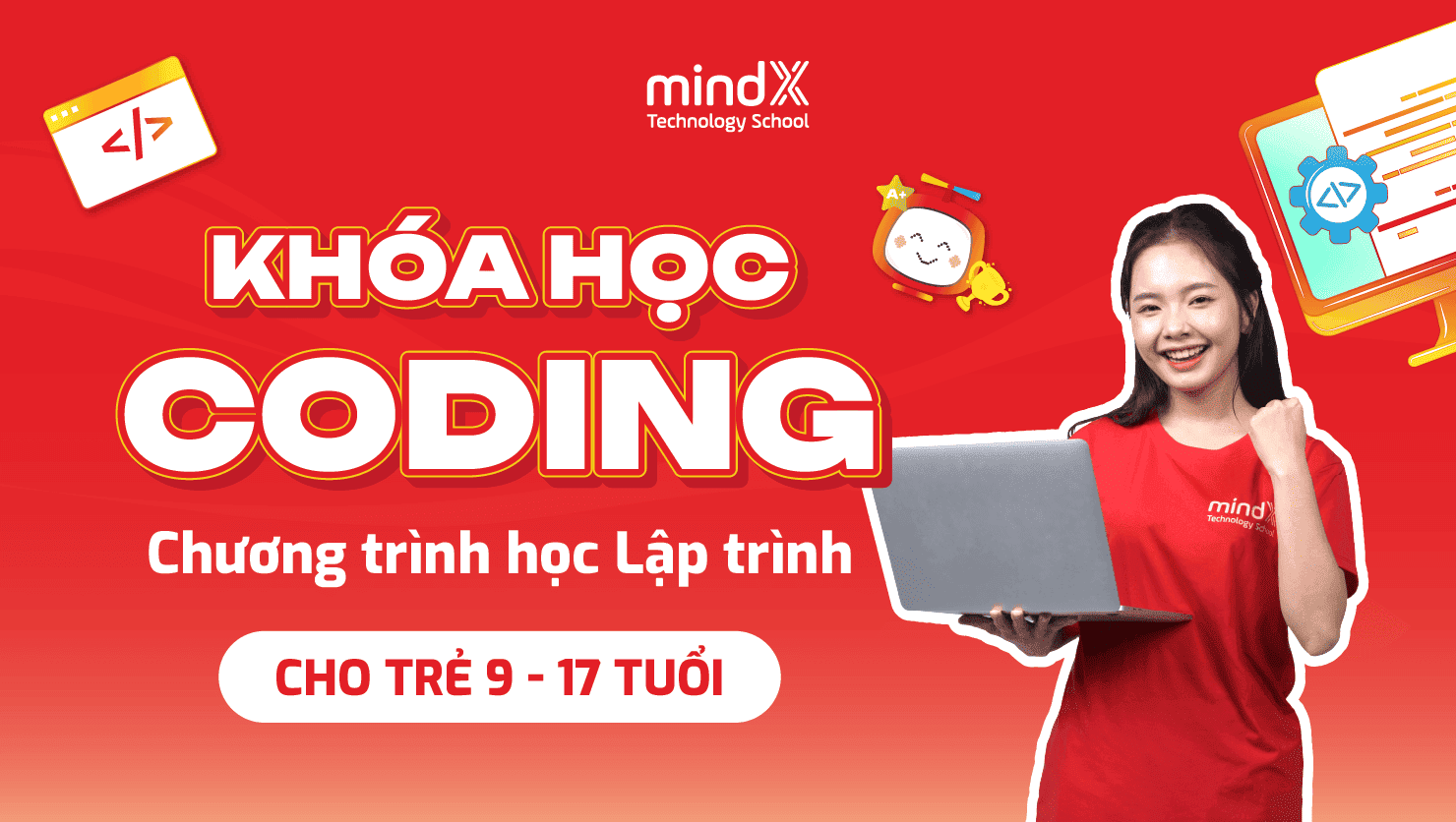 Khóa học lập trình cho trẻ tại Trường học Công nghệ MindX