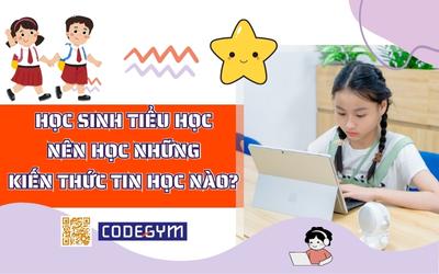 Học sinh tiểu học nên học những kiến thức Tin học nào?