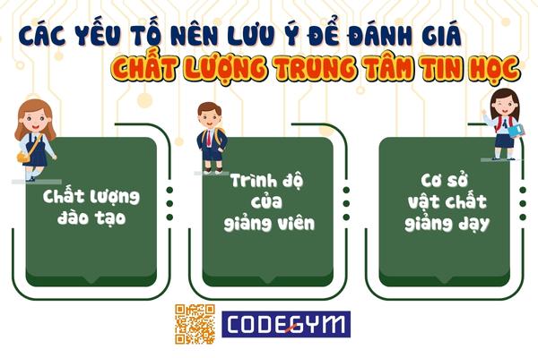 Yếu tố mà bố mẹ nên lưu ý để đánh giá chất lượng của 1 khóa học tin học