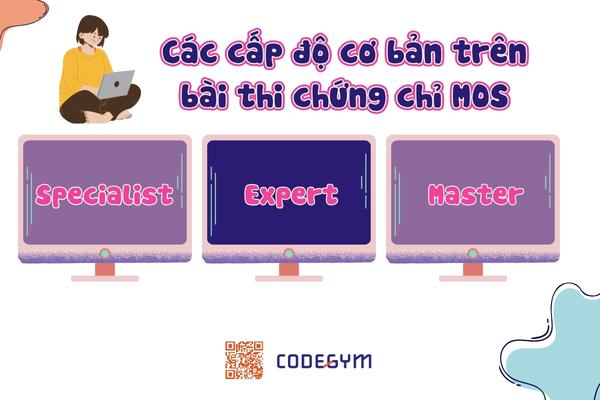 Các cấp độ cơ bản trên bài thi chứng chỉ MOS