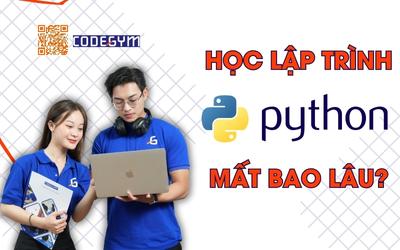 Học lập trình Python mất bao lâu?