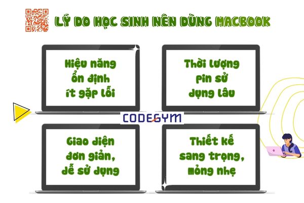Lý do học sinh nên dùng MacBook