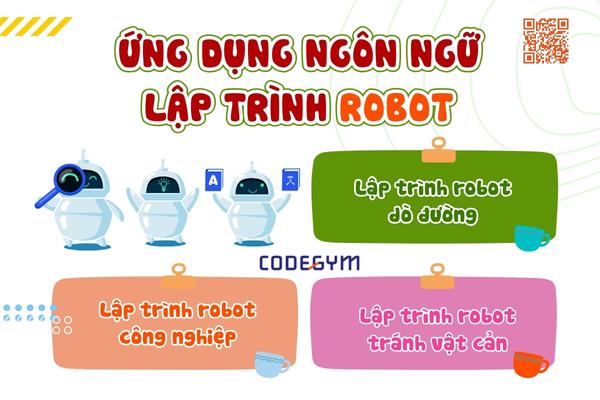Ứng dụng ngôn ngữ lập trình robot