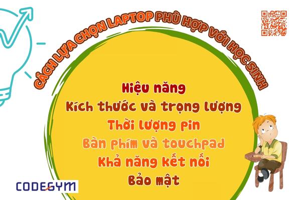 Cách lựa chọn laptop phù hợp với nhu cầu học tập của học sinh