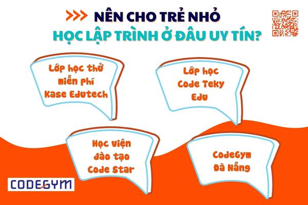 Nên cho trẻ nhỏ học lập trình ở đâu uy tín