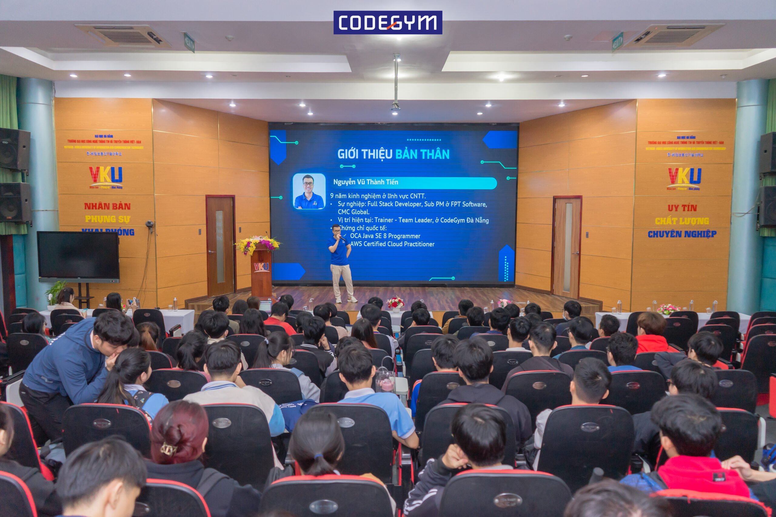 Nguyễn Vũ Thành Tiến - giảng viên CodeGym Đà Nẵng