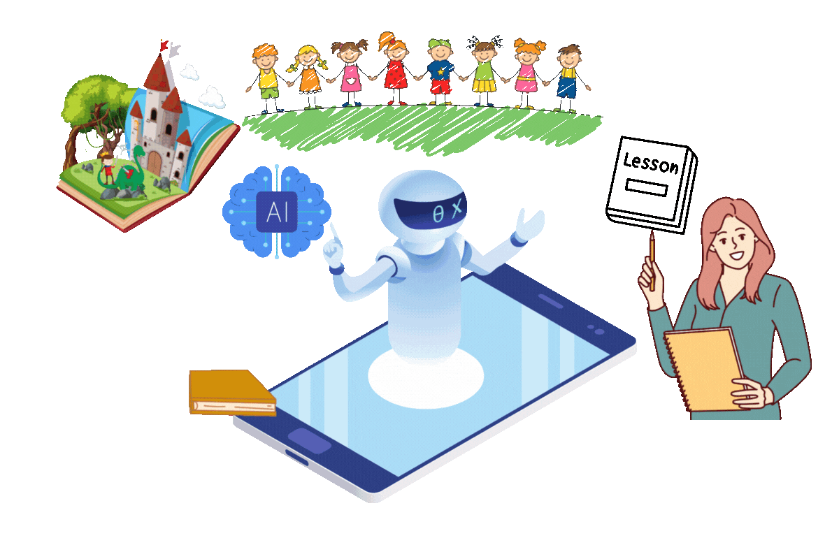 ung dung ai trong giao duc mam non